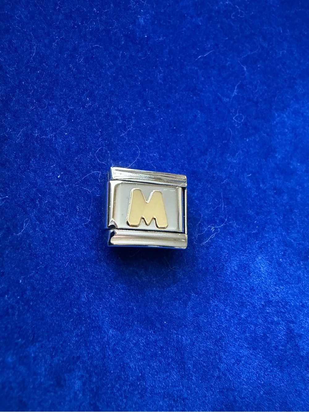 Letter “M” 18k OG Manuel Zed Italian Charm